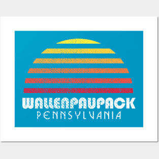 Lake Wallenpaupack - Retro Vintage Style Sunset Posters and Art